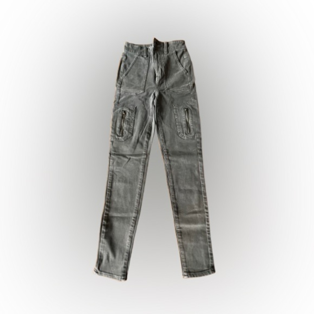 American Eagle Outfitters Green Skinny Jeans - Size OO SHORT